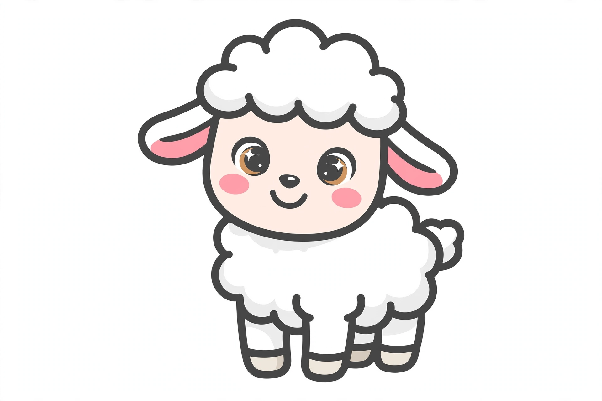 A cute baby sheep made for Aaron
